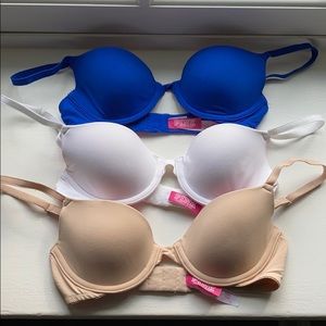 Set of 3- Pink Bras